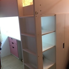 IKEA（イケア）STUVA　多機能ベッド　ロフトベッド　マットレス付き