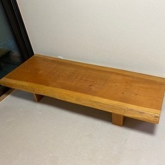 木製テーブル　椅子　自作　一枚板 - 長浜市