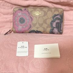 COACH ビックフラワー ブラウン コーチビックフラワー ブラウン