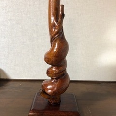 捻れ木のインテリアオブジェ　置物　鍵掛けにも　