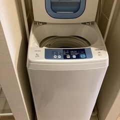 HITACHI 洗濯機（5L）2015年製