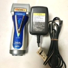 ジャンク  電気シェーバー  電気髭剃り SANYO T-SOL...