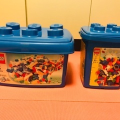 (決まりました！)レゴ　LEGO 青いバケツ　青いコンテナ　ブロック