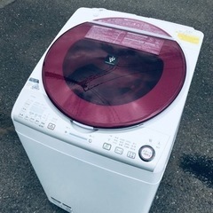 ②ET400番⭐️8.0kg⭐️ SHARP電気洗濯乾燥機⭐️