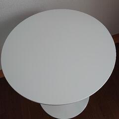 【白の丸テーブル】