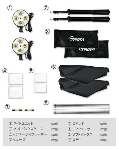 ほぼ新品】撮影キット スタンドライト 背景キット 秋葉原 台東区
