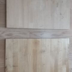 【中古】木材　2枚　汚れあり　DIY