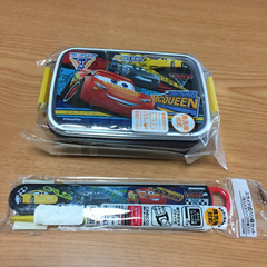 【新品】カーズ 弁当箱と箸