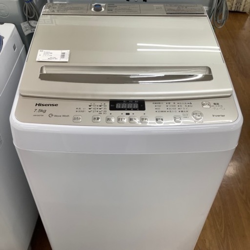 Hisense  ハイセンス　全自動洗濯機　HW-DG75A  2018年製【トレファク 川越店】