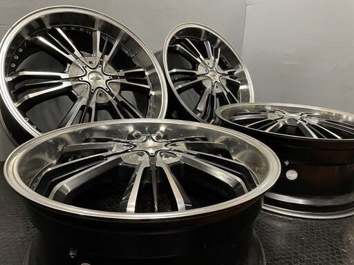 GALAX ZORA ZR-13 ギャラックス ゾラ 22インチ 4本 9.5J5HPCD150+50 深リム ランクル100 ランクル20 シグナス等　(VHV284MY) クレジットカード QRコード決済可能