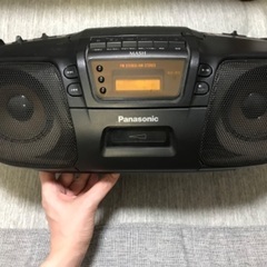 【引取決定】 CDラジカセFM Panasonic RX-DS15