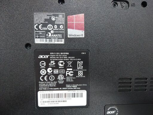 Acer Aspire V5｜SSD搭載｜大画面タッチパネル❕