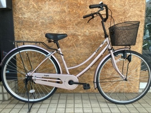 ASAHI LAPIS  アサヒラピス26inc  シングルギア 買物 街乗り PINK