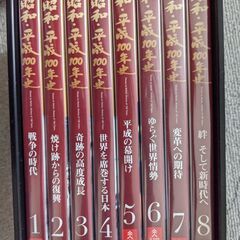 DVD  昭和・平成100年史　値下げしました。