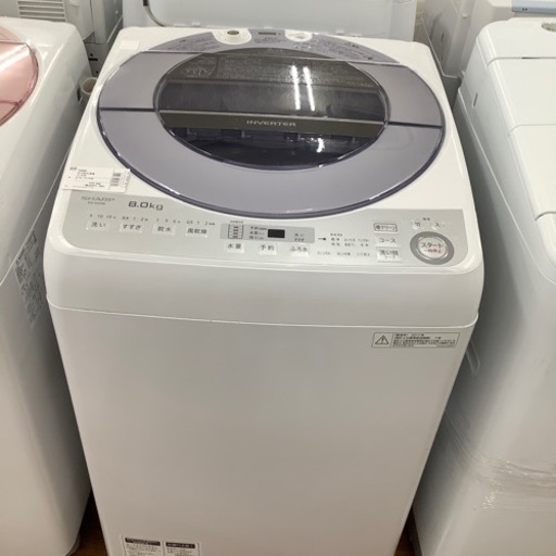 SHARP  シャープ　全自動洗濯機　ES-GV8B  2017年製【トレファク 川越店】