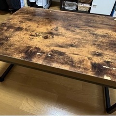 【無料】ニトリ　ローテーブル　テーブル　木目調