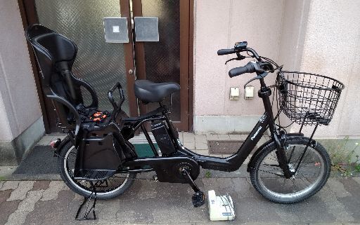 [Panasonic]GYUTTO ANNYS(ギュット アニーズ)20吋 電動アシスト自転車 13.2Ahバッテリー+充電器(ブラック)