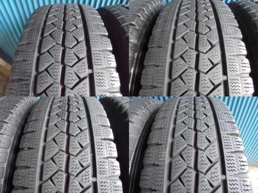 ブリヂストン BLIZZAK VL1 195/80R15 107/105L LT 4本 7～8分溝2本