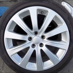 SUBARU スバル 純正アルミホイール エクシーガ 17インチ 7J +55 5H 100 ヨコハマ ECOS 205/50R17 ブルーアース 4本セット / 1108