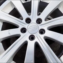 SUBARU スバル 純正アルミホイール エクシーガ 17インチ 7J +55 5H 100 ヨコハマ ECOS 205/50R17 ブルーアース 4本セット / 1108