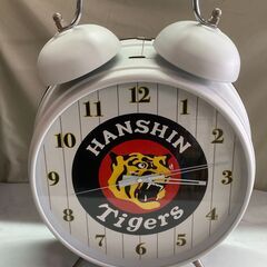 阪神タイガース　目覚まし時計　全長47㎝　難有の画像