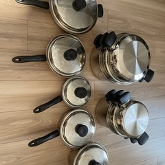 アムウェイ クイーンクック24ピース＋インダクションレンジ黒