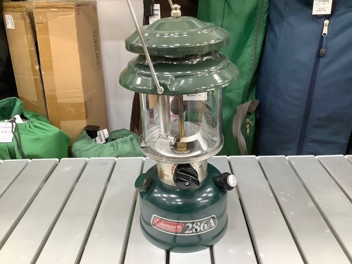 Coleman ガソリンランタン　程度B 箱・ケース付き