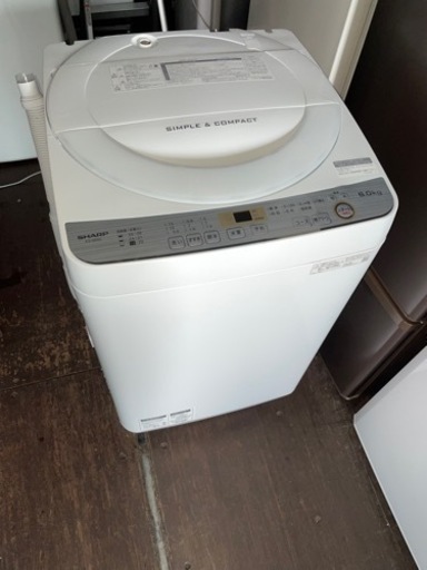 No.1441 SHARP 6kg洗濯機　2019年製　近隣配送無料