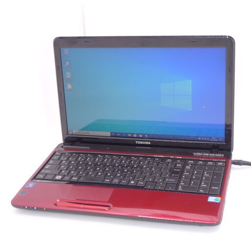中古良品 15インチ 赤色 ノートパソコン 東芝 T350/46BR Core i5 4GB 500GB DVDマルチ 無線 Wi-Fi Windows10 Office 即使用可
