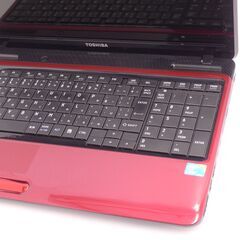 中古良品 15インチ 赤色 ノートパソコン 東芝 T350/46BR Core i5 4GB 