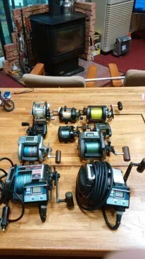 釣り リール 手巻きリール・電動リール SHIMANO & DAIWA １０個まとめて