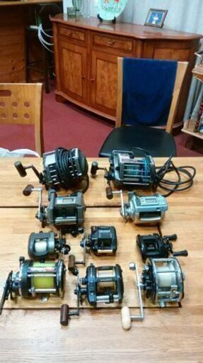 釣り リール 手巻きリール・電動リール SHIMANO & DAIWA 10個
