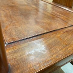 【愛品館 江戸川店】中国家具 ラウンジチェア＆テーブル3点セット ID:152-007960-007 