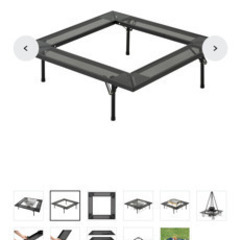 ② 未使用 LOGOS アイアン囲炉裏テーブル