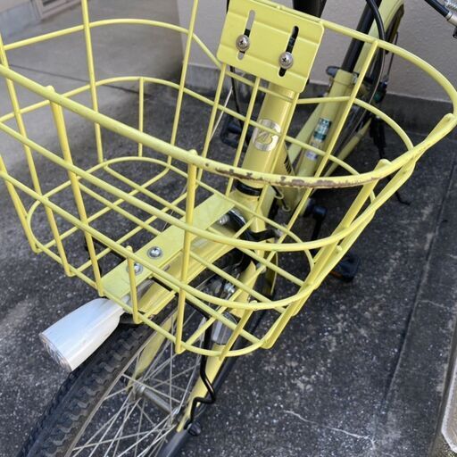 【決まりました】ブリヂストンサイクル　ビッケj 22インチ イエロー bikke ジュニア用自転車 室内保管