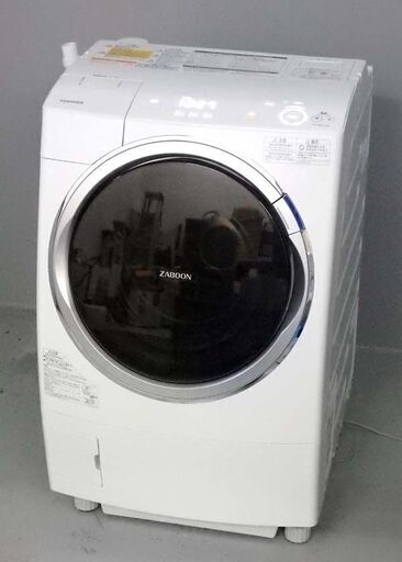 千歳市/恵庭市 ジャンク品 東芝/TOSHIBA ドラム式洗濯乾燥機 ZABOON TW-Z96X1L 14年製 タッチパネル 9kg 乾燥6kg 左開き 12540円