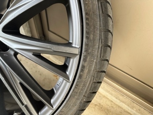 クレンツェ　アルミホイール　19インチ　4本　バリ溝 クレンツェ アルミホイール 19インチ 4本 バリ溝