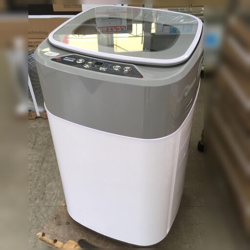 J1183 ★6か月保証付き！★ BESTEK ベステック コンパクト 全自動洗濯機 BTWA01 3.8kg 2018年製 ホワイト クリーニング、動作確認済み