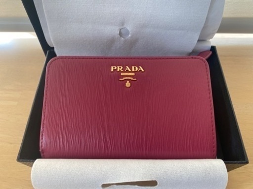 ★PRADA★二つ折り財布　IBISCO 人気色 14250円