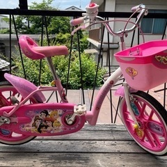 ディズニープリンセス♡キラキラ可愛い自転車♡16インチ♡女の子