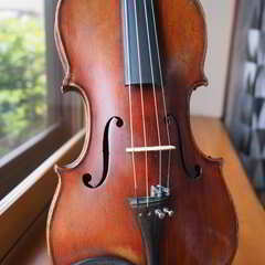 【選定分類：II-⑨オールド・ファクトリーメード・仏蘭西】Violin Mid19thCentury Ascribed to ALDRIC,1842鳥目杢●国内修復・セッティング・調整未済●試奏可