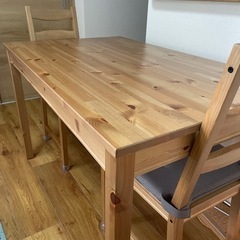【ネット決済】IKEAダイニングテーブル、椅子