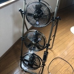 レトロ3連扇風機 レトロ3連扇風機