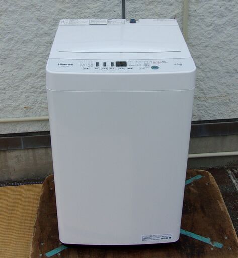 【お値打ち 高年式‼】JMS0372)Hisense/ハイセンス 全自動洗濯機 HW-E4503 2020年製 4.5kg 中古品 動作OK【取りに来られる方限定】