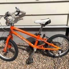ルイガノ　キッズ子供用自転車　16インチ　オレンジ