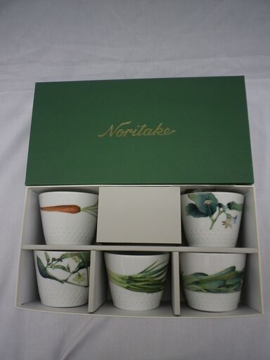 （未使用品）Noritake ジャパニーズカップセット5P 電子レンジ、食洗機対応