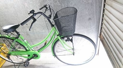 自転車中古 STARTer カゴリアキャリア鍵付き タイヤ26インチ カラー