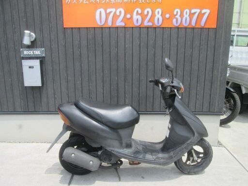 ★3万円　レッツ２　セル１　実働車★スズキ　原付　スクーター　２スト　レッツ　黒