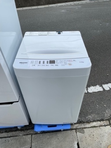 名古屋市郊外配送無料　ハイセンス　5.5kg洗濯機　HW-T55D