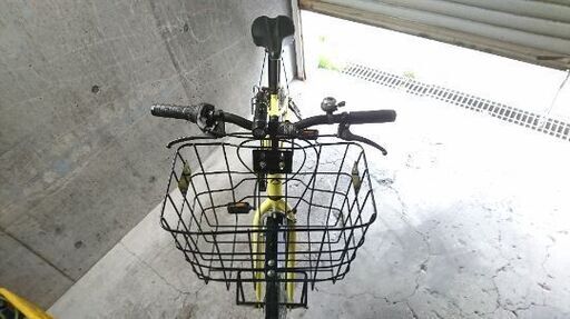 自転車中古 LASSEN 外装6段変速 カゴ付き タイヤ26インチ